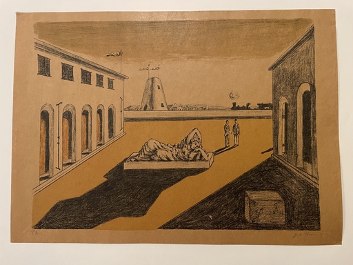 Giorgio DE CHIRICO - Print-Multiple - Piazza d’Italia
