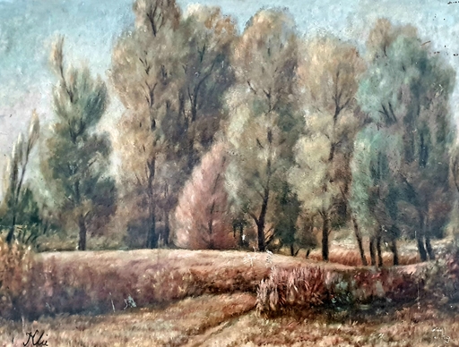 Zoltán KLIE - Painting - Wood Landscape
