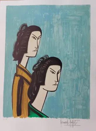 Japonaises by | Bernard BUFFET | buy art online | artprice
