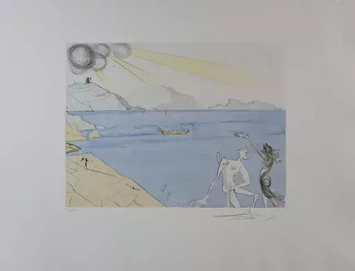 Salvador DALI - Print-Multiple - After 50 Years of Surrealism The Laurels of Happiness