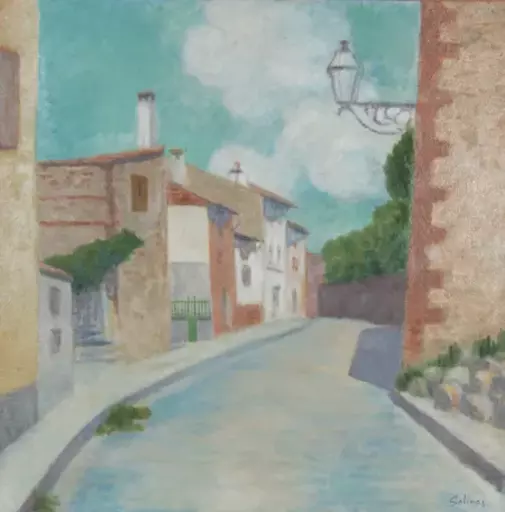 Marcel Charles L. SALINAS - Gemälde - Saint Cyprien Village (579)