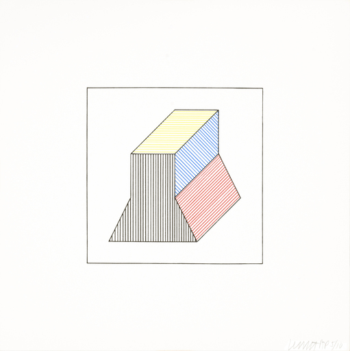 Sol LEWITT - Print-Multiple - Twelve Forms Derived From a Cube 37