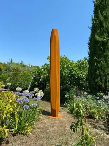 Arik LEVY - Sculpture-Volume - RockTree 406 Corten