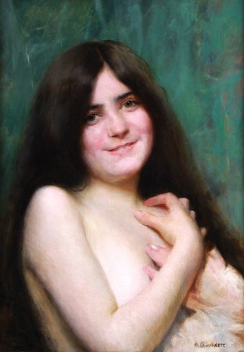 Otto SCHOLDERER - Painting - Nu Féminin