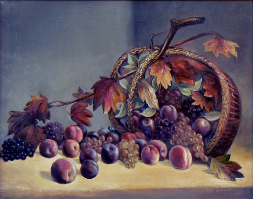 Élie Joseph LAURENT - Pintura - Nature morte aux fruits
