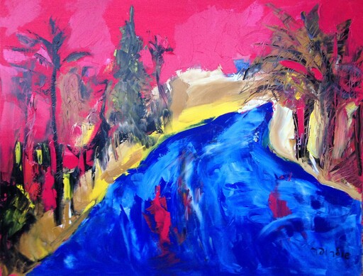 Janna SHULRUFER - Painting - Forest composition