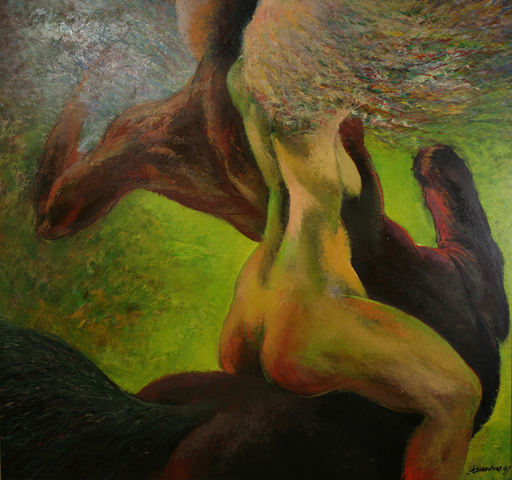 Janis JANSONS - Gemälde - Taming
