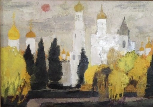 ベルナール・カトラン - 绘画 - Gardens of the Kremlin