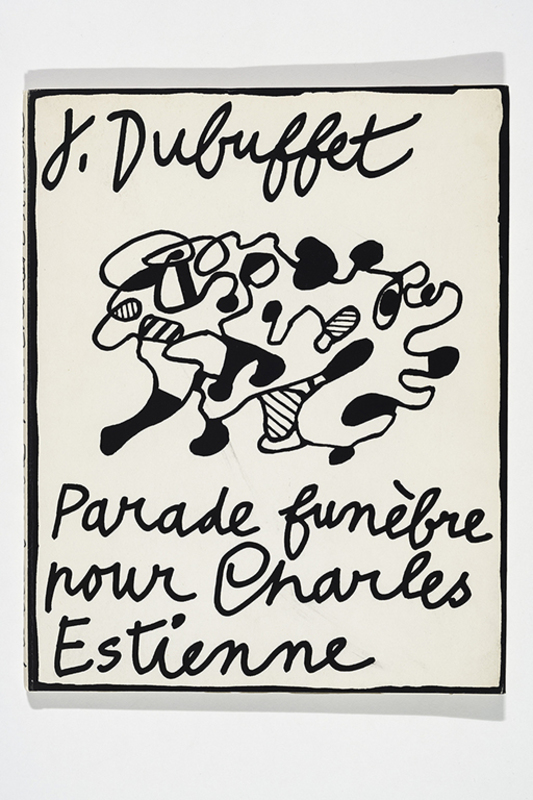 Jean DUBUFFET - Estampe-Multiple - Parade funèbre pour Charles Estienne