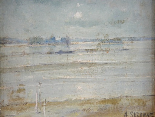 André SUZANNE - Painting - La loire en Anjou