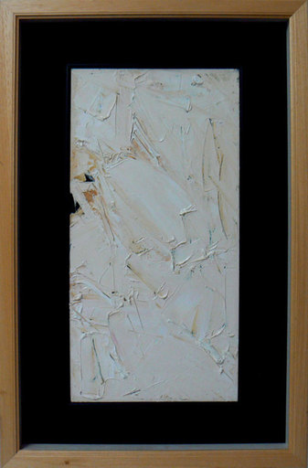 Piero RUGGERI - Painting - Bianco in verticale