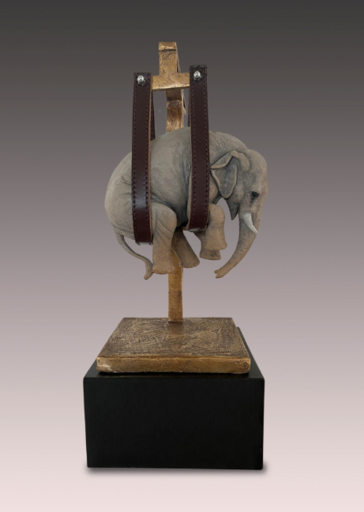 Stefano BOMBARDIERI - Sculpture-Volume - Il Peso del Tempo Sospeso / Elefante Mini