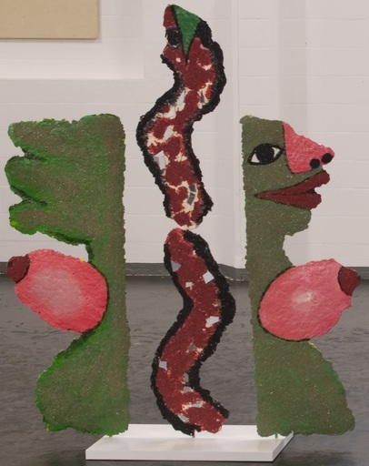 José DE GUIMARAES - Sculpture-Volume - Woman with Snake One