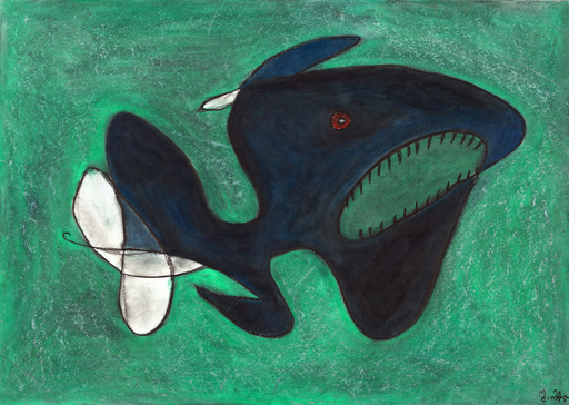 Shota IMERLISHVILI - Dessin-Aquarelle - Shark