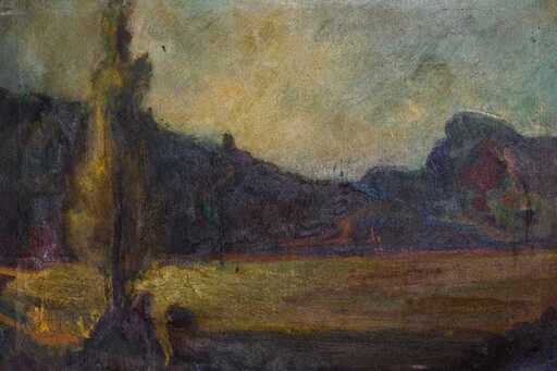 Giorgio MORANDI - Gemälde - Paesaggio di Roffeno