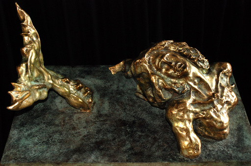 Salvador DALI - Skulptur Volumen - Sun God Rising (Prestige-scale #1 of 5)