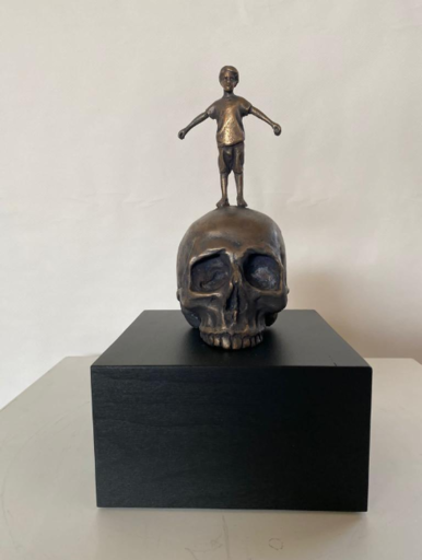 Stefano BOMBARDIERI - Skulptur Volumen - Balancing On the Past 3