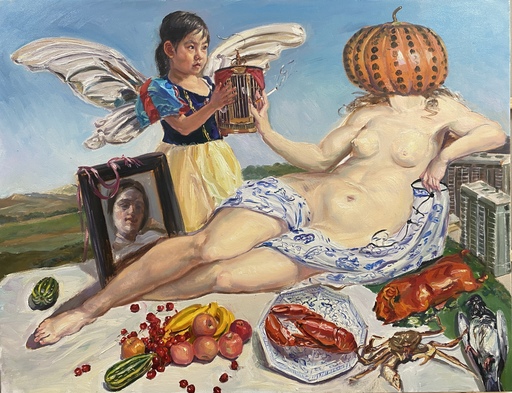 Nina NARIMANISHVILI - Painting - Venus in a Fairy Tales