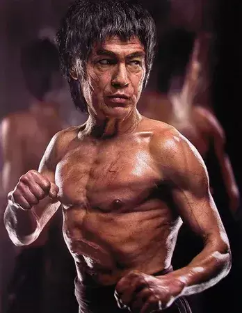 Old Bruce Lee by | Andrzej DRAGAN | buy art online | artprice