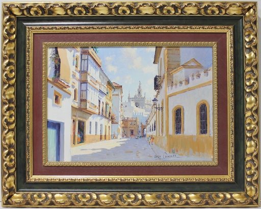 José GONZALEZ - 绘画 - Postigo del Aceite (Sevilla)