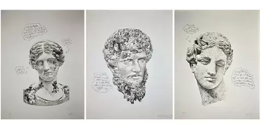 Daniel ARSHAM - Print-Multiple - Eroded Classical Prints