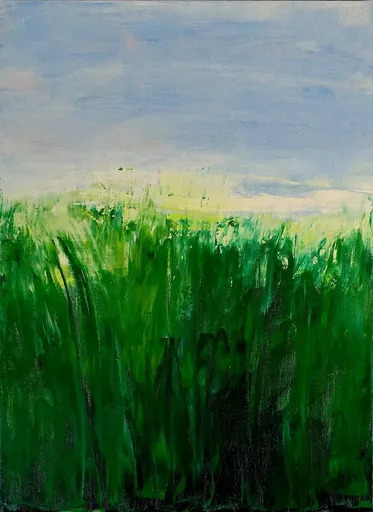 Bernard PINEAU - Painting - H009 Herbes sauvages