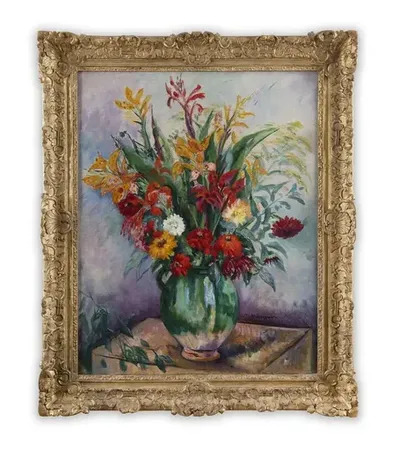 Henri Manguin、【Fleurs dans un Vase】 Henri Manguin、【Fleurs dans un Vase】