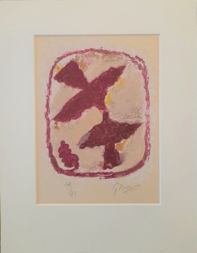 Georges BRAQUE - Print-Multiple - Lettera Amorosa: Oiseau fulgurant 