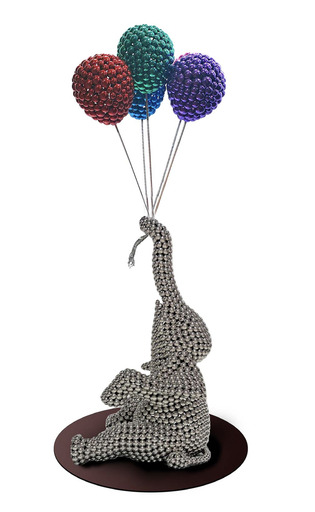 Valay SHENDE - Skulptur Volumen - Elephant with Ballons