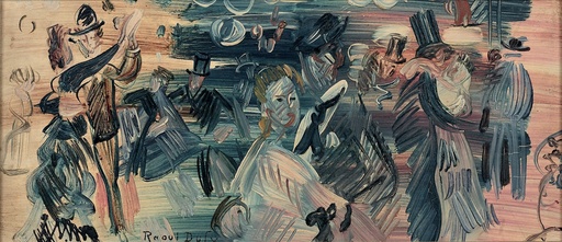 Raoul DUFY - Painting - Le bal du Moulin de la Galette d'après Renoir