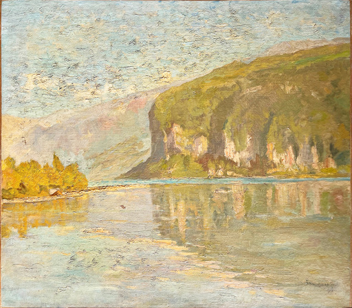 John JACOBSON - Painting - Bord de rivière