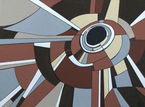 Brigitte THONHAUSER-MERK - Pintura - Abstraction E