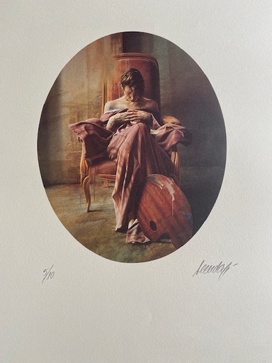 Etienne SANDORFI - Grabado - Ange, 1995