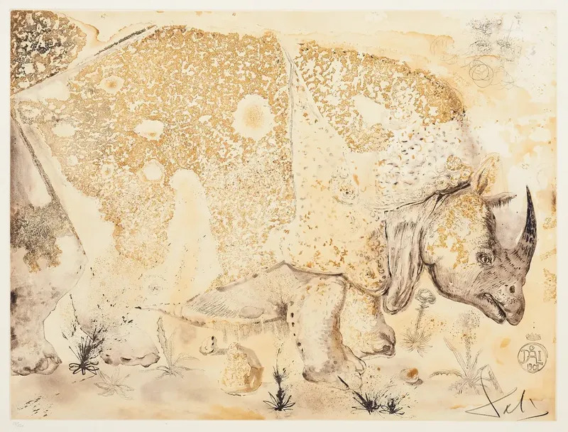 dali painting rhinoceros dali painting rhinoceros