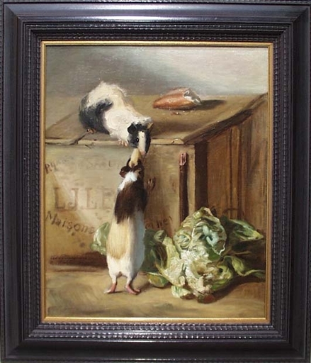 Adolf PIRSCH - Gemälde - "Guinea Pigs"