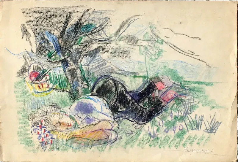 Le Dormeur By Michel Kikoine Buy Art Online Artprice