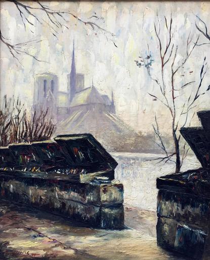 Marcel DURANS - Gemälde - LES QUAIS  PARIS