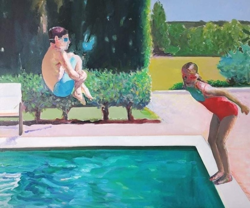 Ilia BALAVADZE - Peinture - The Pool 