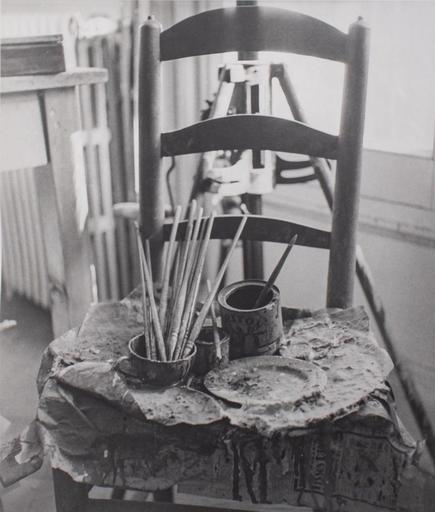 André VILLERS - Photo - André Villers Photograph of Picasso's Atelier, 1955