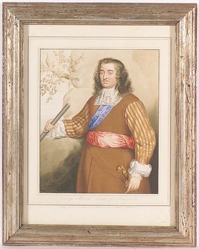 George Perfect HARDING - Zeichnung Aquarell - "Duke of Albemarle", Watercolor, 19th Century