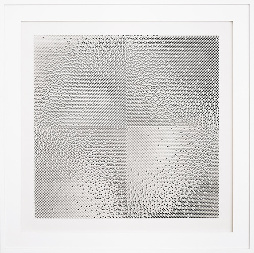 Sascha NORDMEYER - Druckgrafik-Multiple - Horizontal-Vertikale Spiegelung schwarz-weiß 