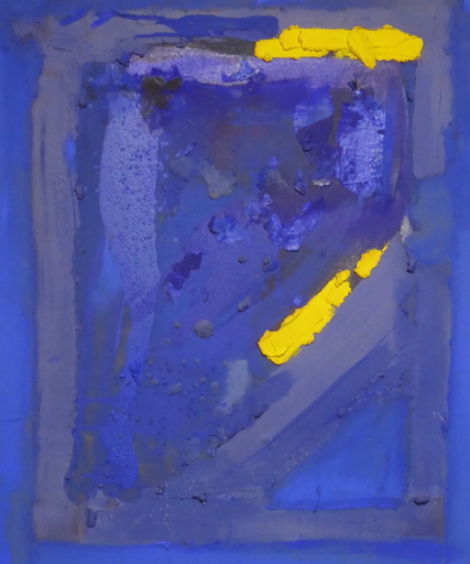 Jean-Roch FOCANT - Peinture - Consistances Bleues