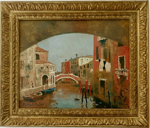 Roland OUDOT - Pintura - Vue de Venise