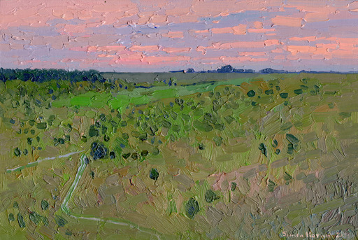 Simon L. KOZHIN - Pintura - Sunset. August