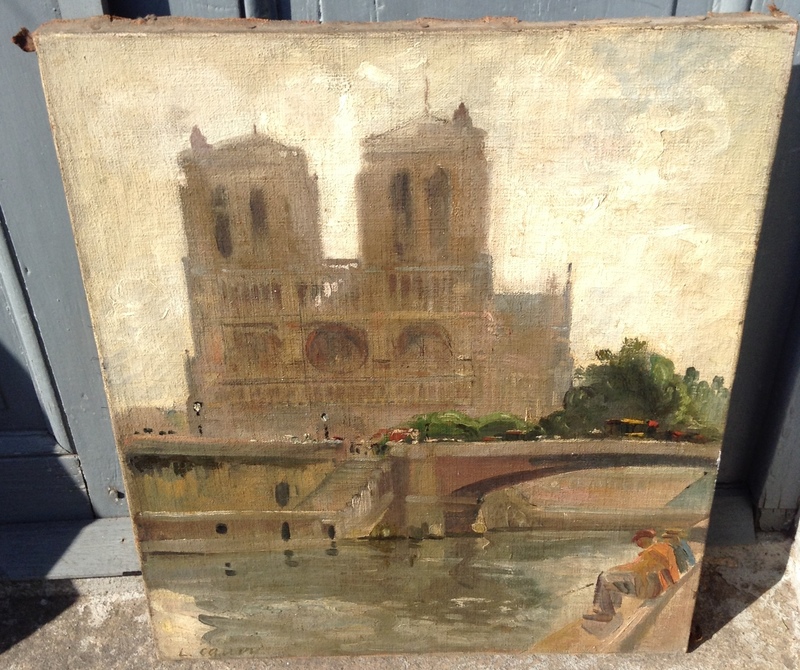 Léon CAUVY - Gemälde - Notre Dame
