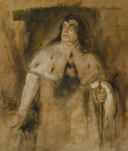 Franz Seraph VON LENBACH - Painting - Ernst von Possart als Richard III