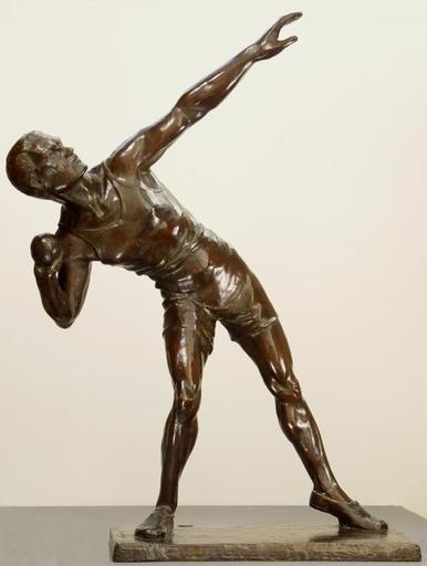 Marcel André BOURAINE - Sculpture-Volume - Shotputter