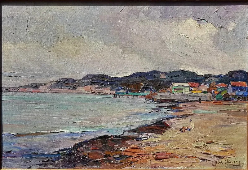 Marseille Plage De La Pointe Rouge By Jean Aubery Buy