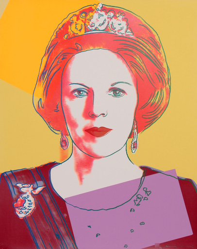 安迪·沃霍尔 - 版画 - Queen Beatrix of the Netherlands (FS II.341)