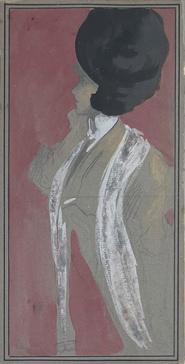 Lucien PISSARRO - Pintura - Femme